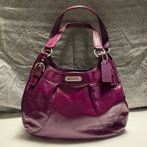 Purple Coach purse